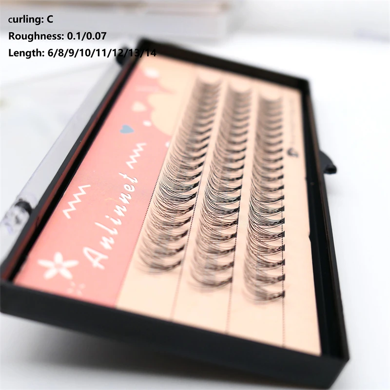 60 high-quality high imitation mink False eyelashes natural 3D eyelash clusters 10D makeup grafting eyelash tools free delivery