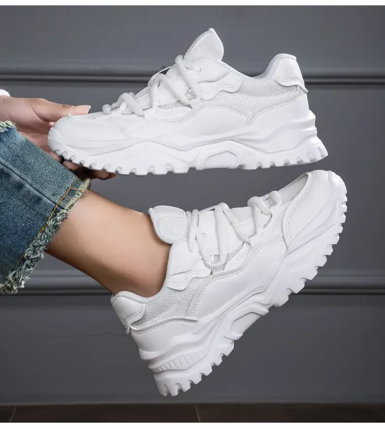 

Pop Leisure Thick White Shoes For Women's Shoes Sneakers