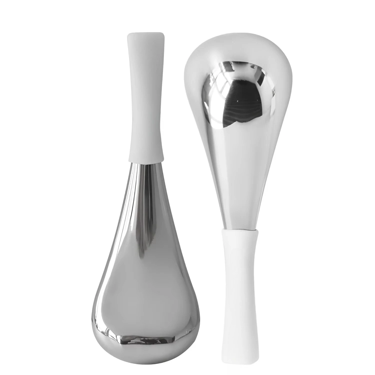 Custom Logo Cooling Facial Ice Globes 304 Stainless Steel Mini Metal Roller Silver Gold Anti-Wrinkle Skin Care Tool