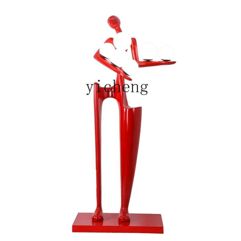 

XL Abstract Humanoid Art Floor Lamp Creative Figure Sculpture Entrance Decoration Decoration Lamp