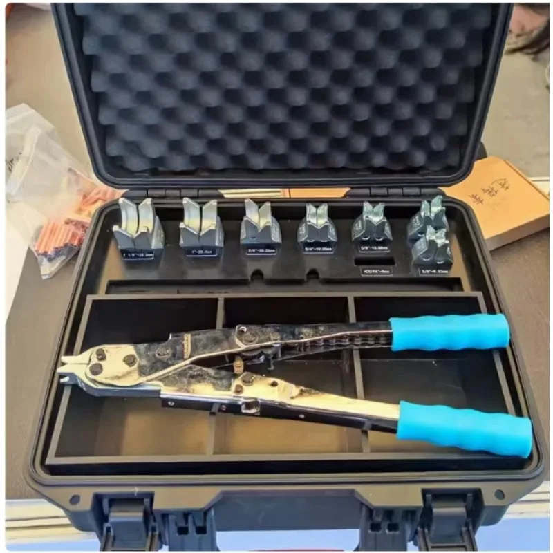 Tool Composite Ring Welding Free Manual Electric Pincers Refrigerator Locke Ring Crimping Pliers Flameless Connection