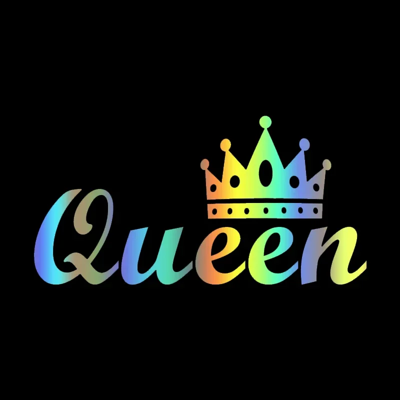 ملصق زخرفي للسيارة ، تصميم جديد ، ملكة ، مضحك ، مقاوم للماء ، ملصق للشاحنة ، طلاء ممتص للصدمات ، رادع ، 20