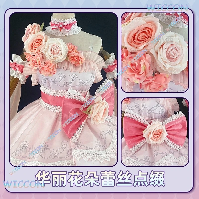 من جعلني أميرة أثاناسيا تأثيري فستان الزفاف أنيمي القوطية لوليتا الكرة ثوب زي هالوين لطيف kawayii عيد الميلاد