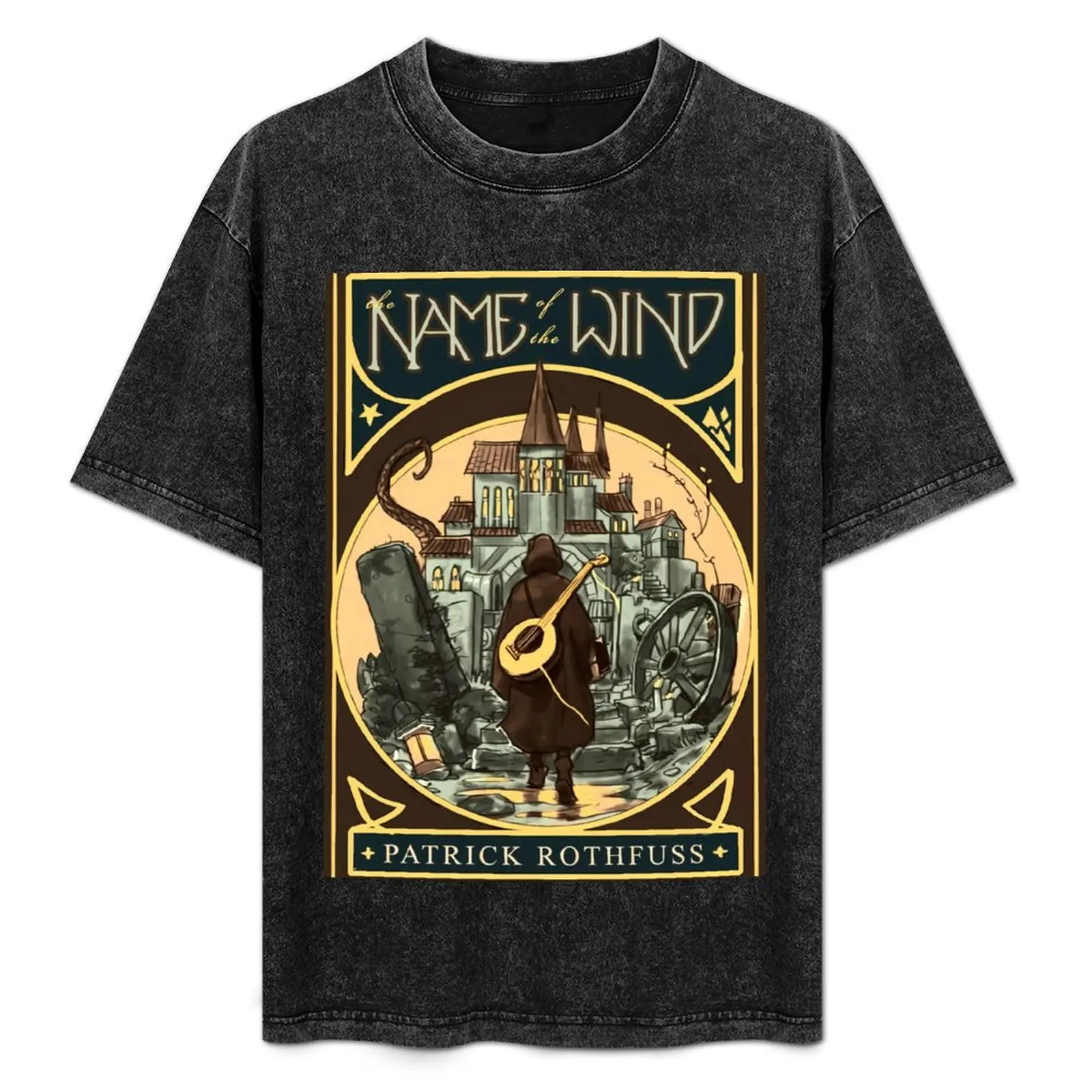 The Name Of The Wind Kvothe Art T-Shirt Large Size Soft Cotton T-Shirt