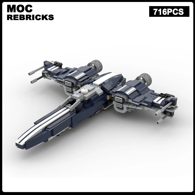 Space War Series Imperial Battleship Wing Starfighter MOC Building Block Assembly Model Brick Toys Children's Christmas Gifts