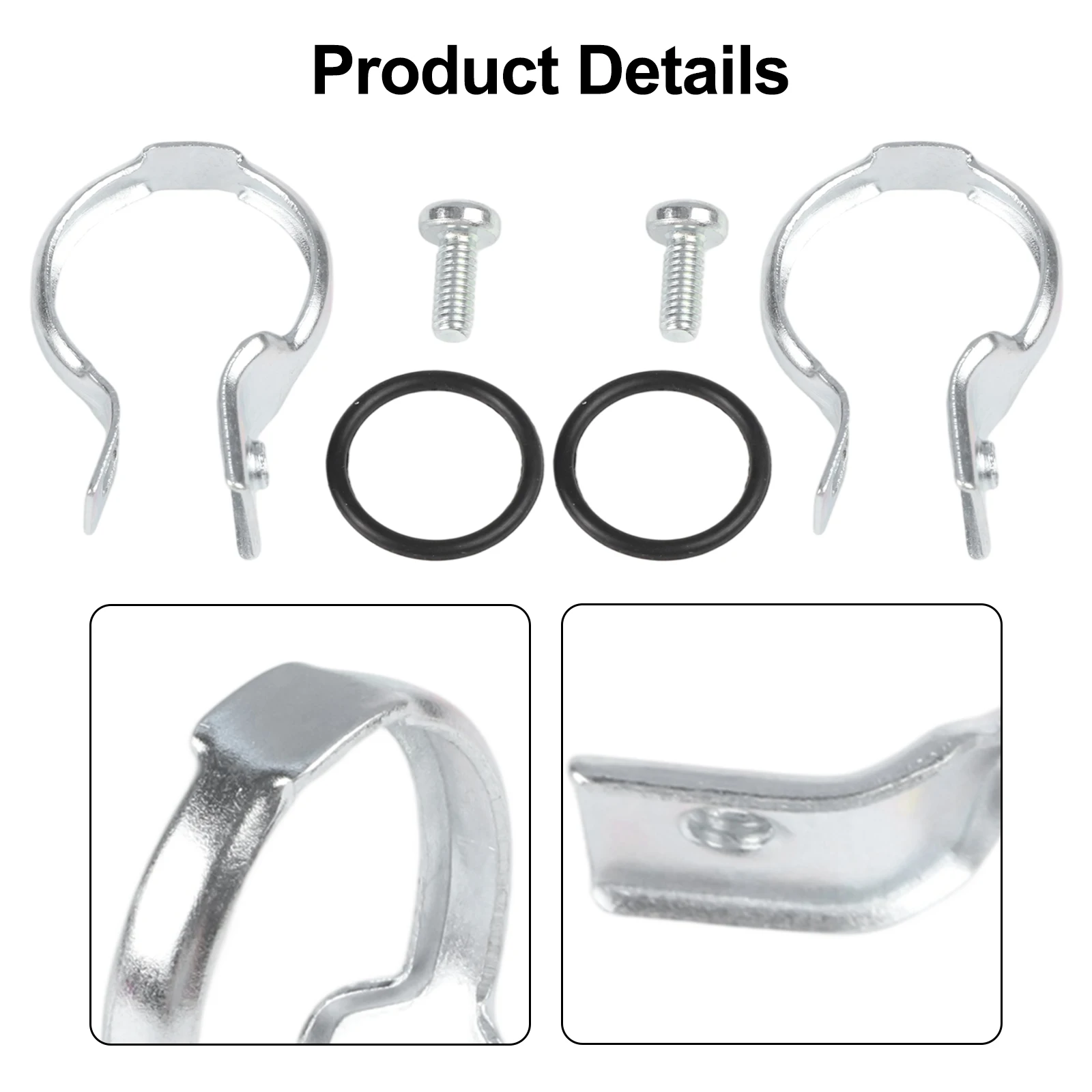 Kit de reparación de tanque de agua para calefacción de coche, 3C0898380, para Golf, EOS, Tiguan, Skoda, abrazadera en V de escape, Clips fijos con abrazadera en V de turbina