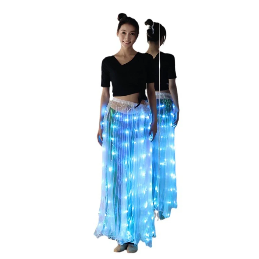 Party Show Costume Stage Dance Performance Led Skirt App Remote Control Halloween Costumes