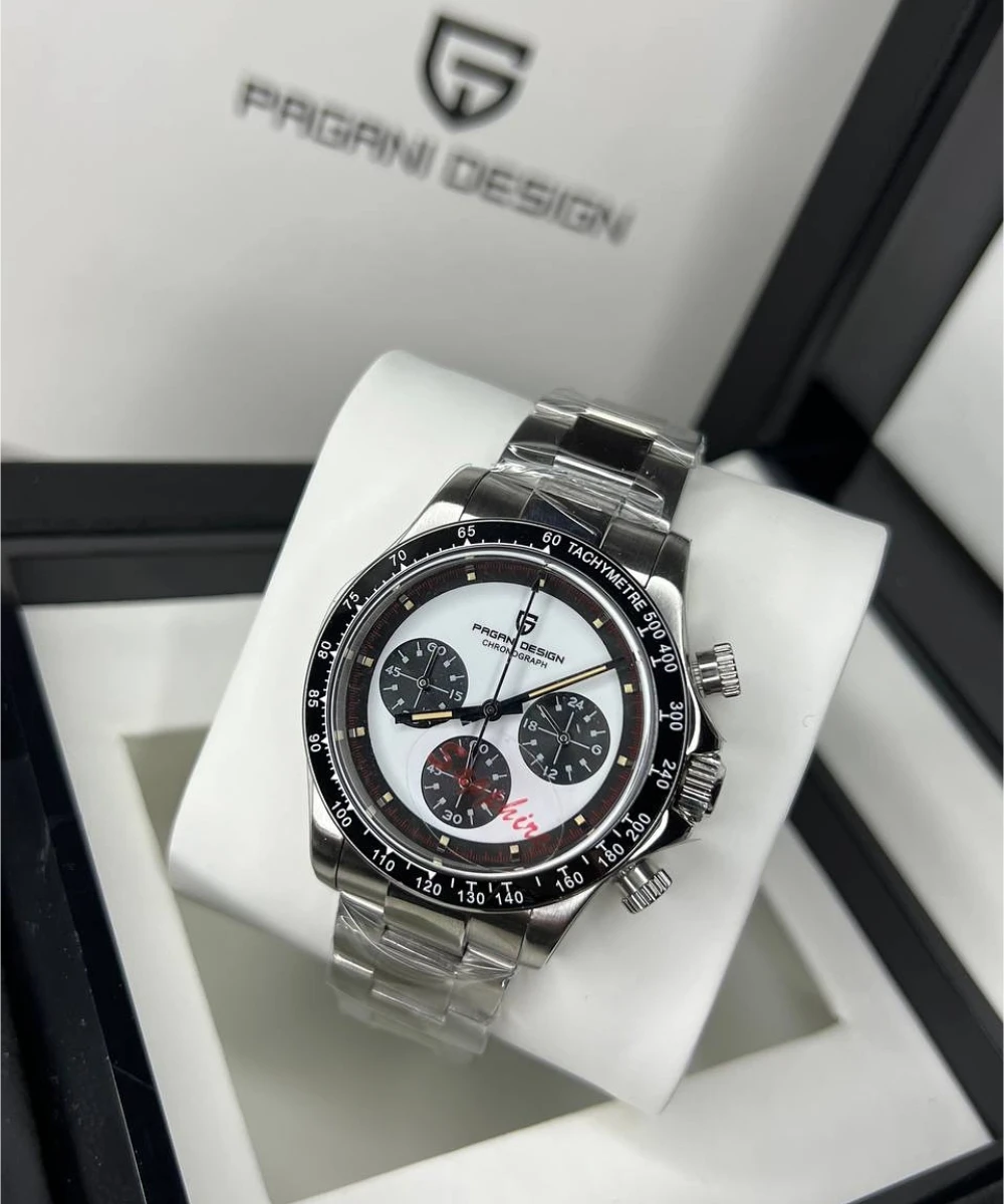 

Мужские кварцевые часы PAGANI DESIGN 40 мм, цвет Panda, люксовые, спортивные, водонепроницаемые, многофункциональные хронографы от ведущего бренда