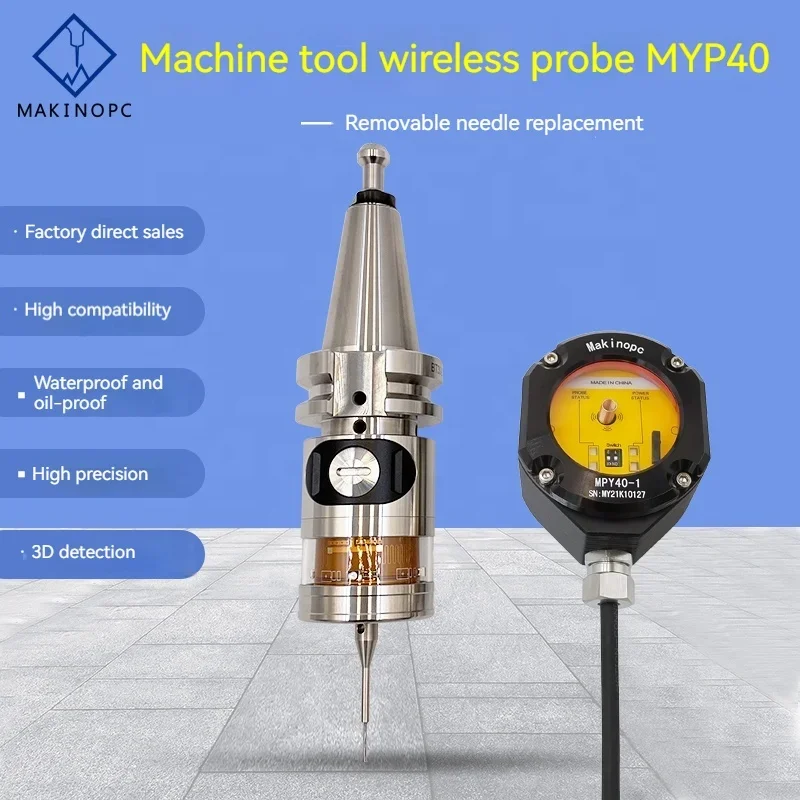 Automatic CNC Lathe Touch Probe High Precision Measurement With Wireless Connection for Machining Tools