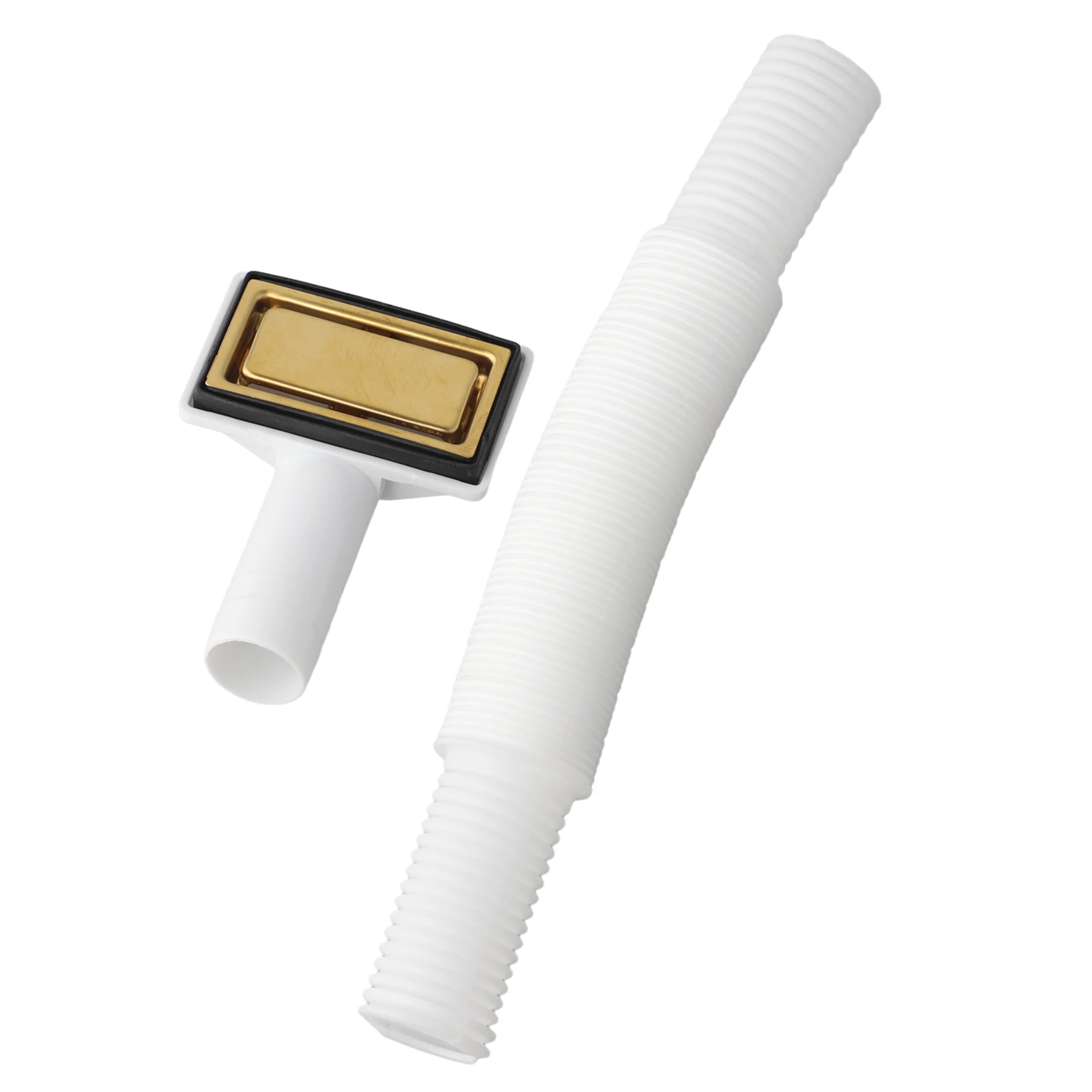 

Bathroom Upgrade Kitchen Renovation Drain Hose Flexible Drainage Protector White PP Construction SUS304 Material