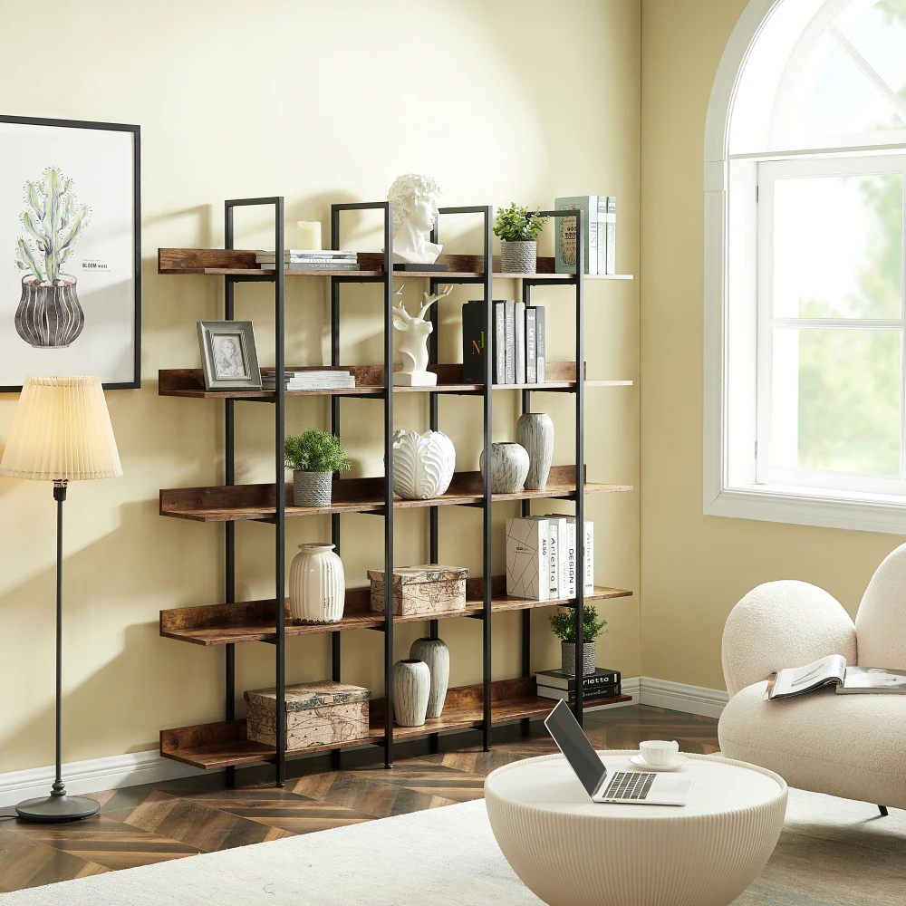 5 Tier Vintage Industrial Open - огляд і ціна Bookshelf 5 Tier
