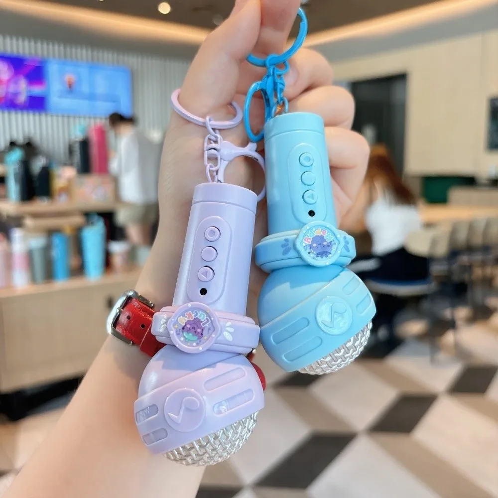 Multifunctional Recording Voice-Recording Microphone Keychain Compact Design Reusable Recording Voice Recorder Keyring