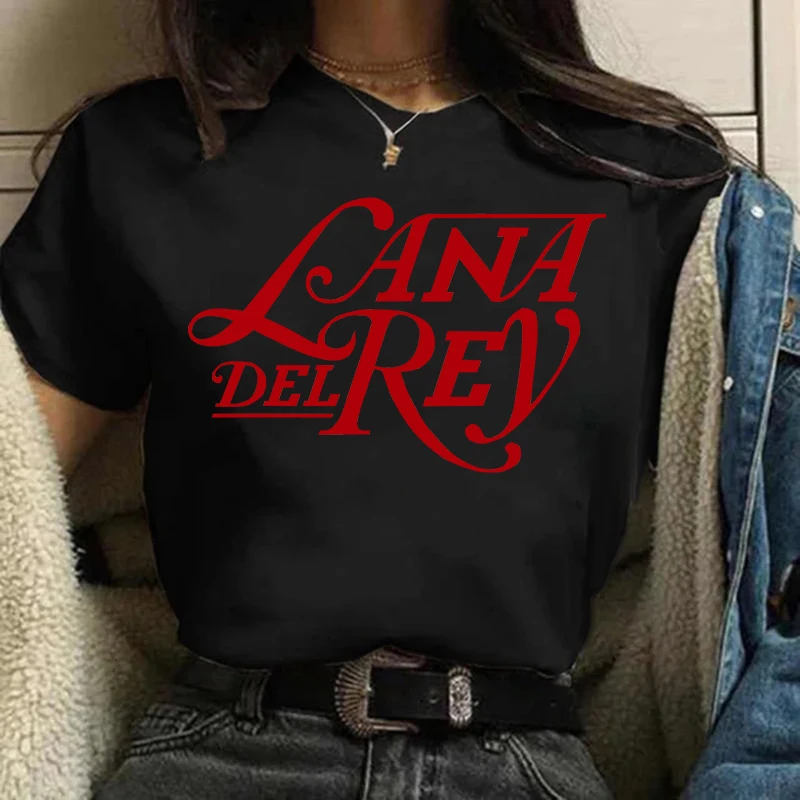 Neu in Lana Del Rey Ldr Segeln Grafiken T Shirt Harajuku Frauen Vintage Kurzhülse T-Shirt Streetwear Weibliche T-shirt