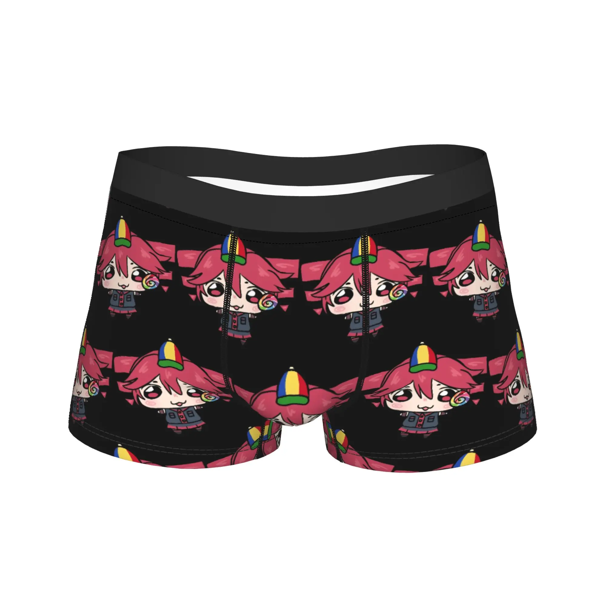 Kasane Teto Rainbow Teto Underwear  Custom DIY Boxer Shorts Trenky Men Underpants Comfortable Boxer Brief Gift