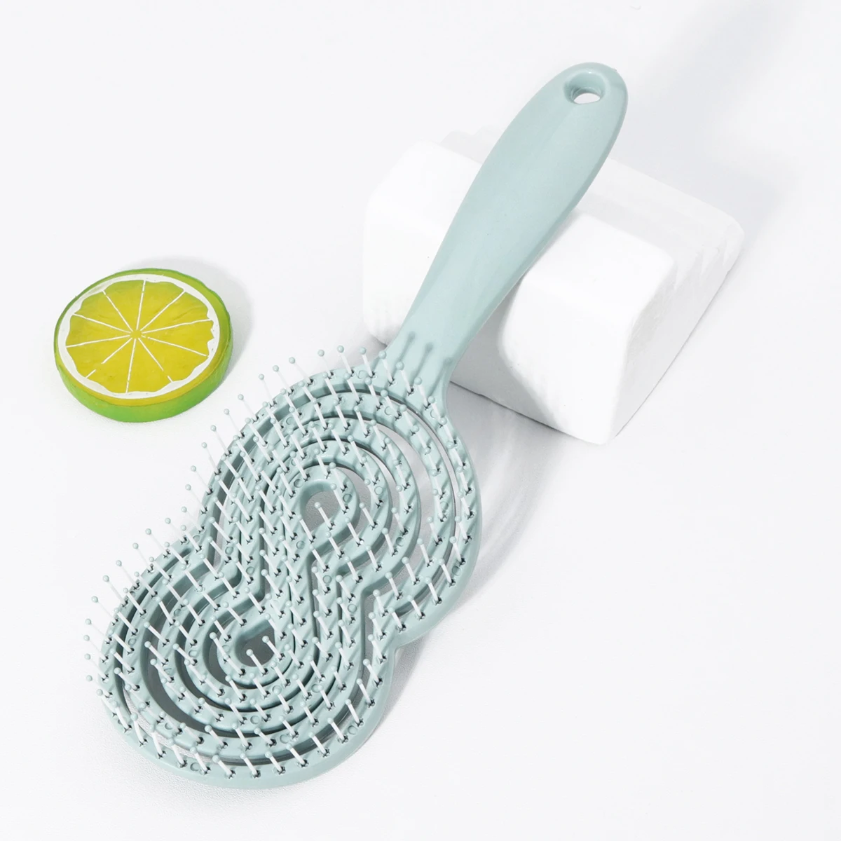 1 piece of advanced hollow comb hair brush - anti-static, hollow design easy to comb hair,Special for real hair wigs image 5