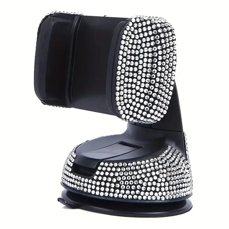 Glitter Diamond Car Phone Holder Mount Car Dashboard Sucker Cup Bracket Stand Mobile Cell Universal Car Support for All Phones