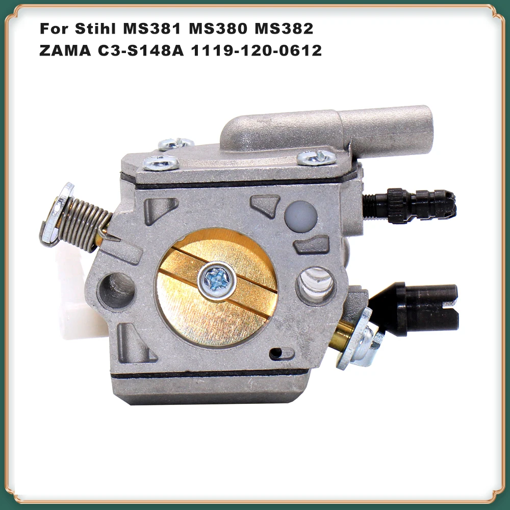 

Chainsaw Carburetor for Stihl MS380,MS381,MS382 - ZAMA C3-S148A (OEM Part 1119-120-0612)