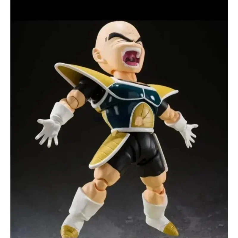 In Stock SHF Dragon Ball Z Battle Suit Version Krillin Anime Action Figure Genuine Assembly Collectible Model Toy Holiday Gifts