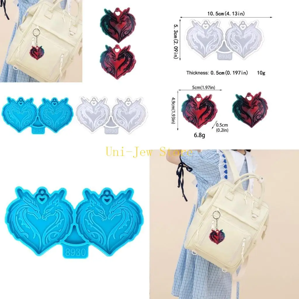 40GB Christmas Earrings Pendant Silicone Mold Home Decoration Mold Suitable for Women