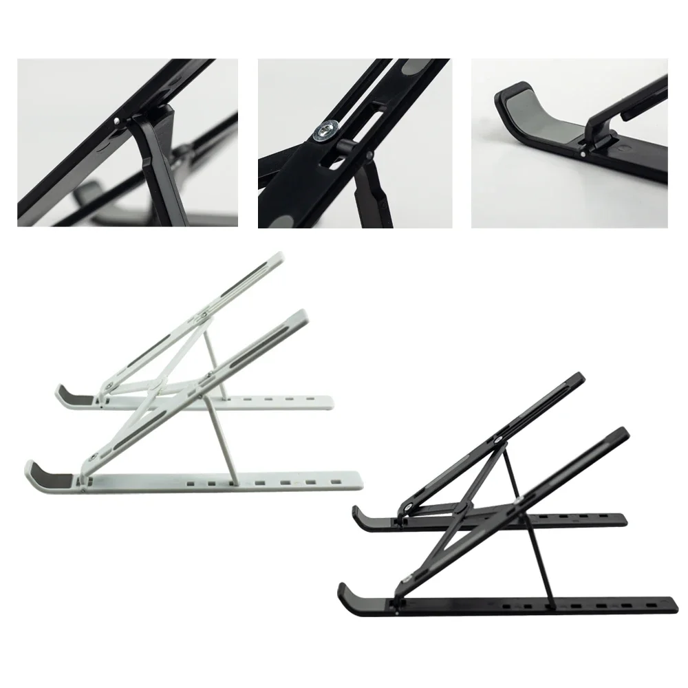 Foldable Laptop Stand Portable Notebook Support Base Holder Convenient Adjustable Riser Cooling Bracket for Laptop Tablet Base