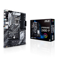 New LGA 1200 Intel Z490 Motherboard Asus PRIME Z490-P Motherboard 128GB DDR4 PCI-E 3.0 M.2 USB3.2  ATX For tenth gen cpus