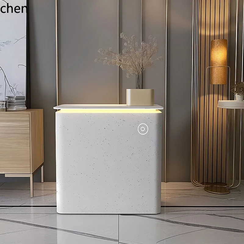 

HYS- simple modern guide reception desk small front desk shopping guide consultation welcome checkout page