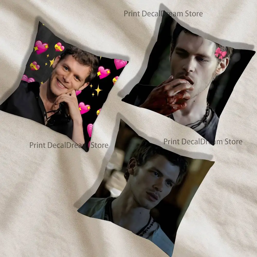 

K-Klaus Mikaelson Cushion For Bedroom Car Coffee Shop Room and Living Room Sofa Decorative Pillow Cover Case