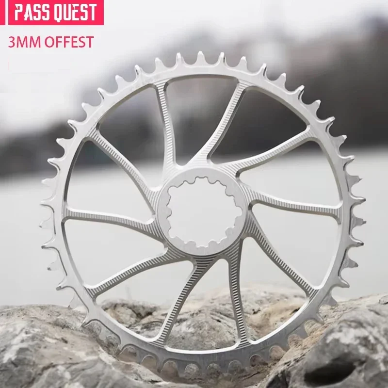 

Широкое/узкое цепное кольцо PASS QUEST 3 мм для горных/гравийных/шоссейных велосипедов, поддерживает 9/10/11/12 скоростей, для обычной цепи