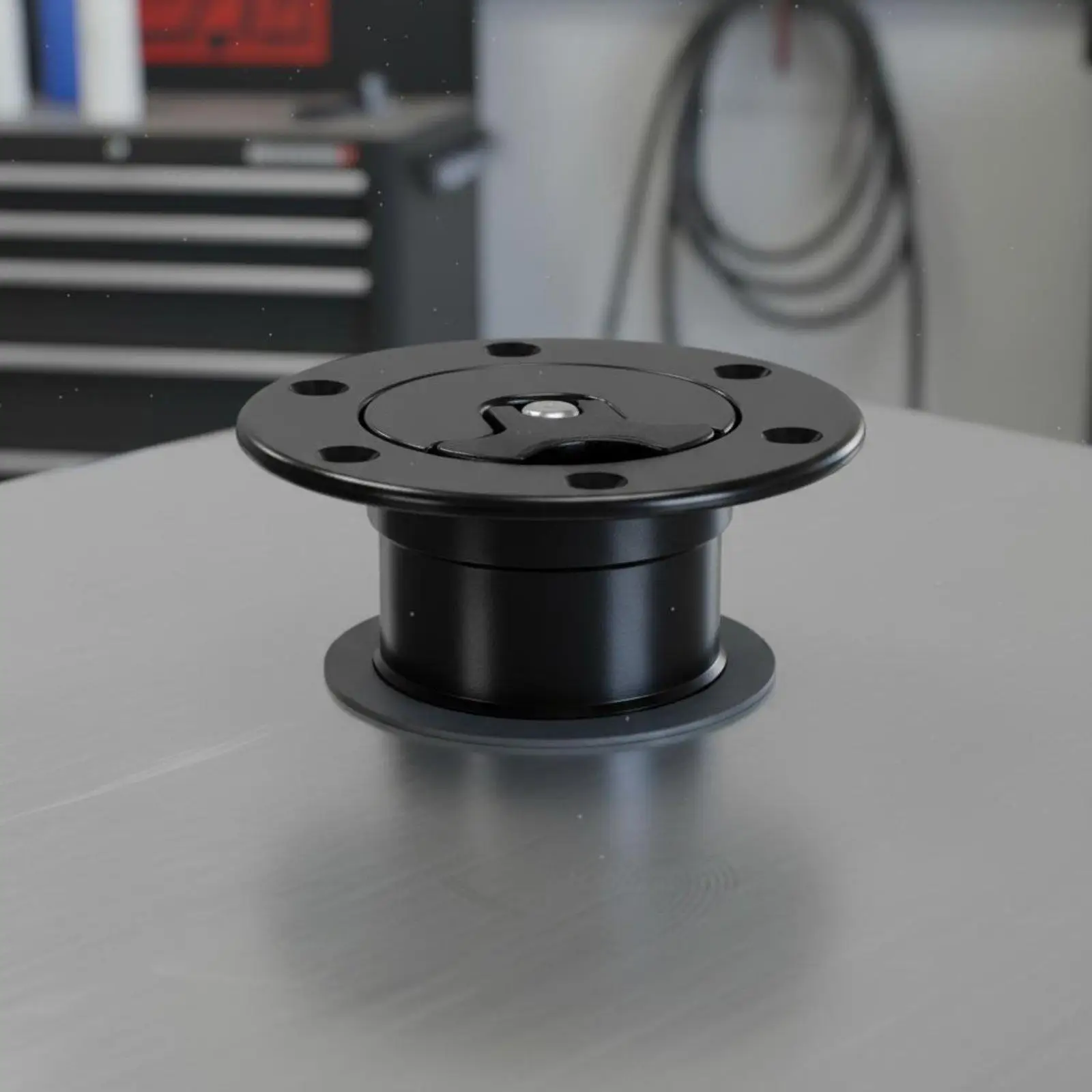 Flush Mount Aluminum Fuel Tank Cover Six Bolt Petrol Cap High Performance Accessory for RC Car Gasoline