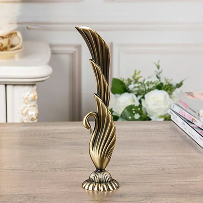 

European Flower Vase Home Decor Metal Tabletop Vase Crafts Home Decoration Restaurant Flower Stand Nordic Decoration Home