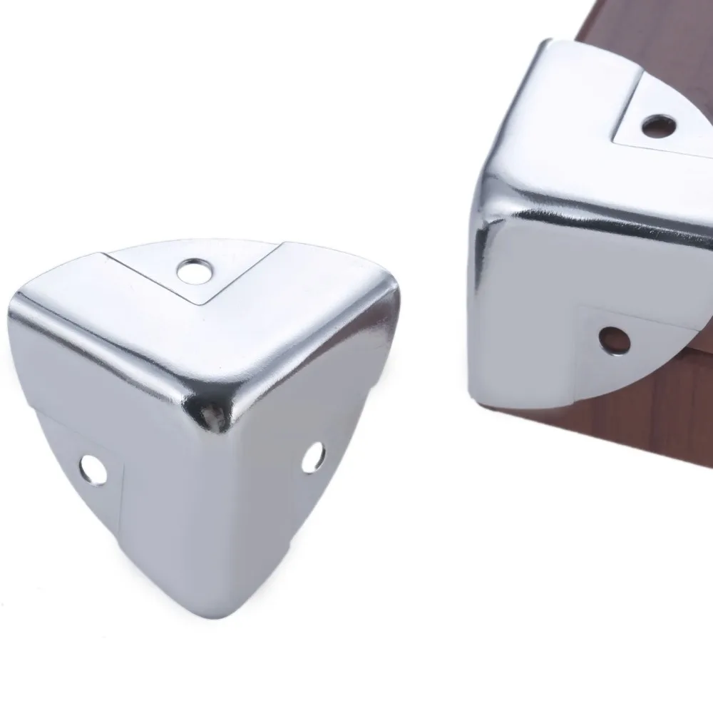 Iron Silver Corner Protector Antique Furniture Hardware Case Edge Guard Box Corner Corner Bracket Corner Cover