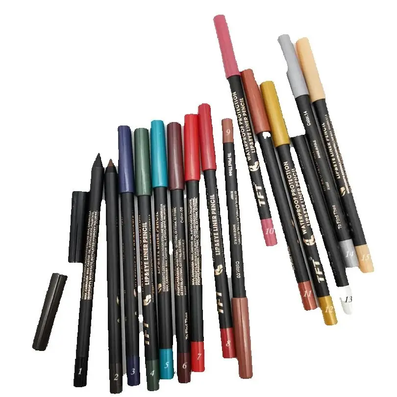 Cat Eye Makeup Waterproof Neon Colorful Liquid Eyeliner Pen Comestics Long-lasting Black Eye Liner Pencil Makeup Tools T0678