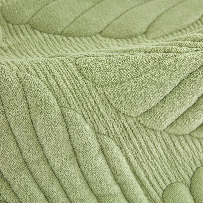 Copridivano reclinabile jacquard con foglie per soggiorno Tinta unita Pet Tappetino per divano per bambini Copridivano antiscivolo Protezione per