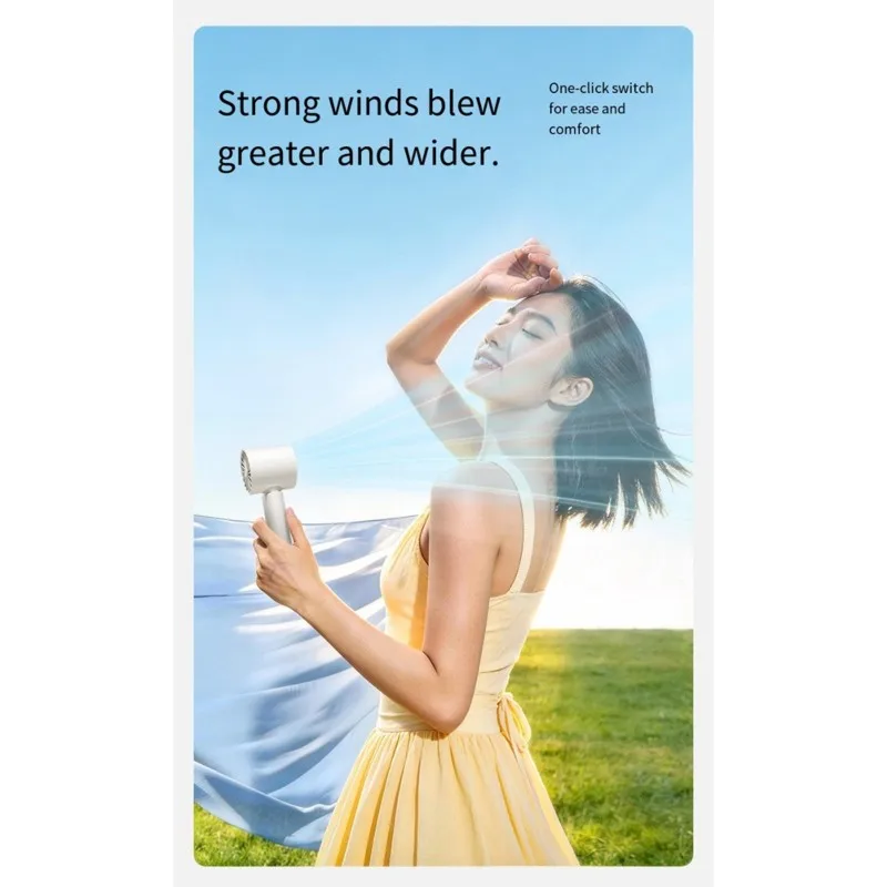B06B-Portable Handheld Fan With USB Charging - Quiet Operation, Lightweight Design For Outdoor And Travel
