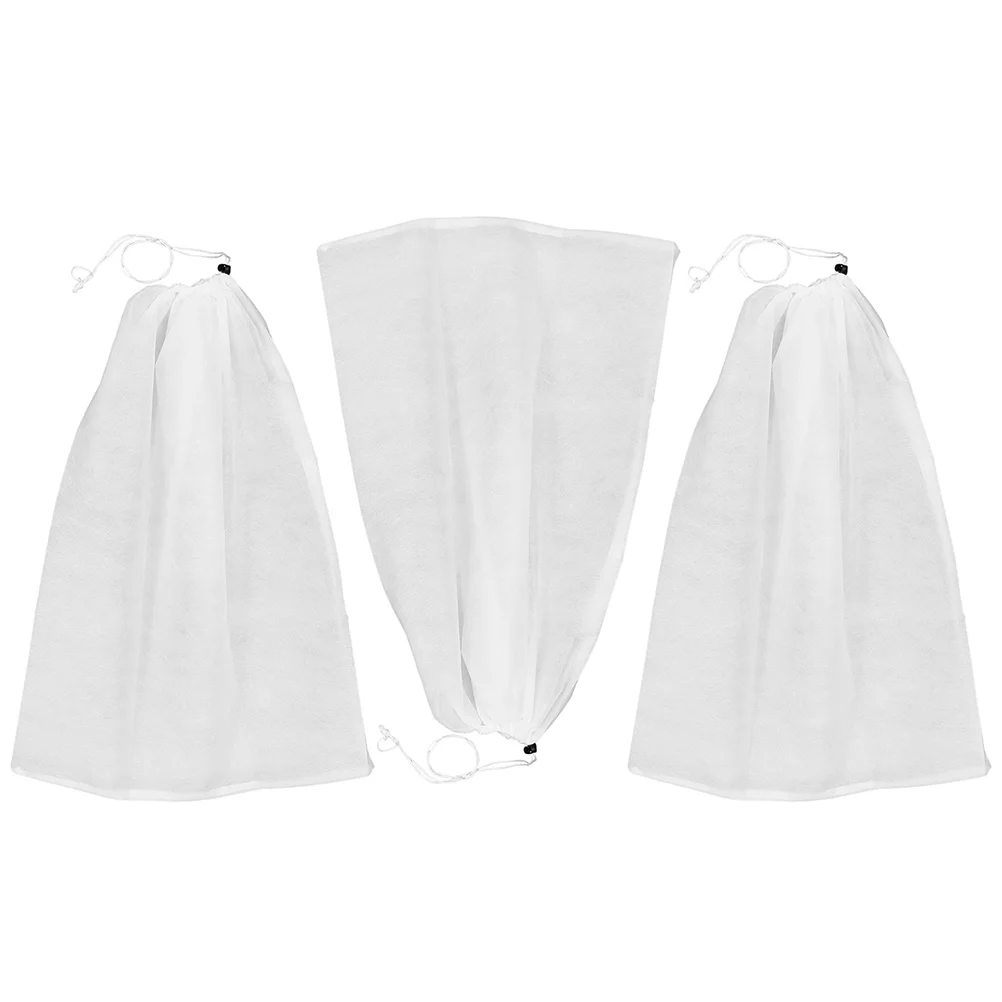 

3pcs Frost Protection Covers Non-woven Fabric Plant Blankets for Winter Saplings Trees Tomatoes Outdoor Plants Freeze Protection