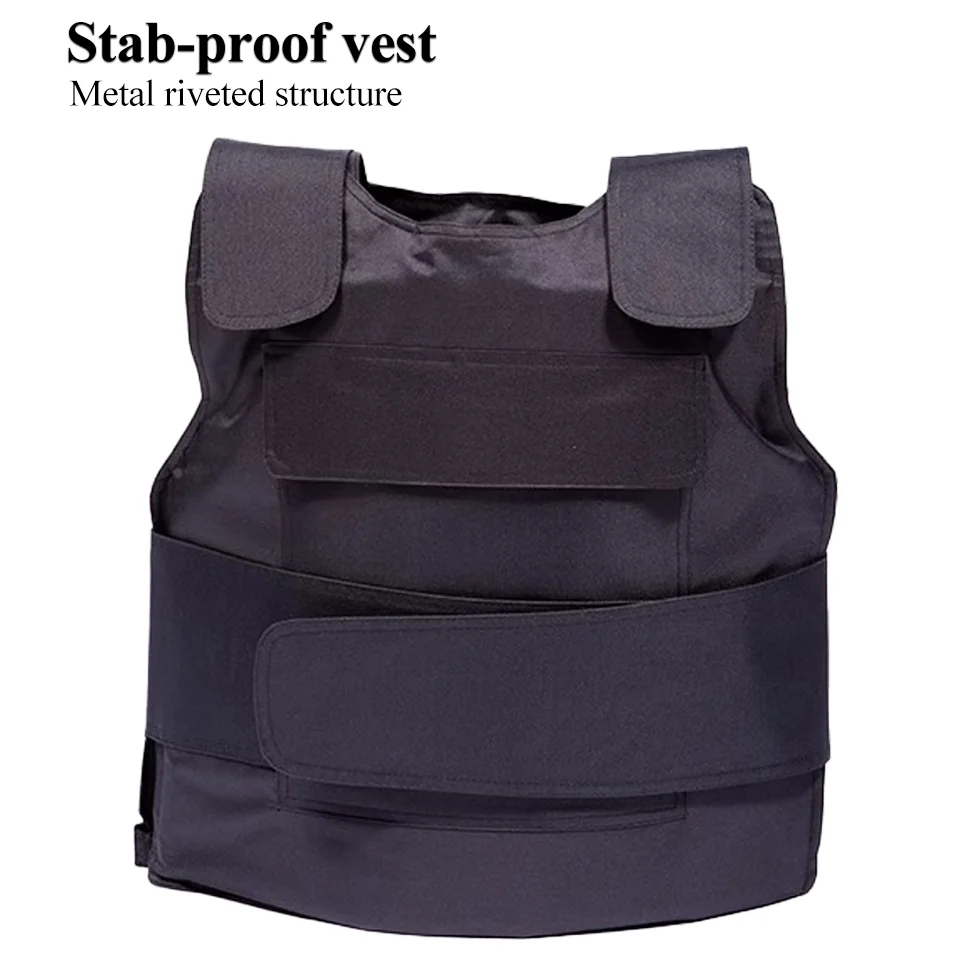 Stab Proof Vest, Easy To Wear, Stab & Wear Resistant, High Manganese Steel Inner Core, For Security Staff & Personal Protection