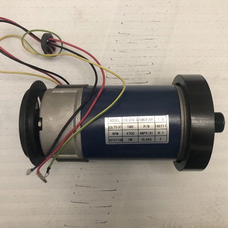 China Factory DC Treadmill Motor with 1.5HP/1118W 180V 4500RPM