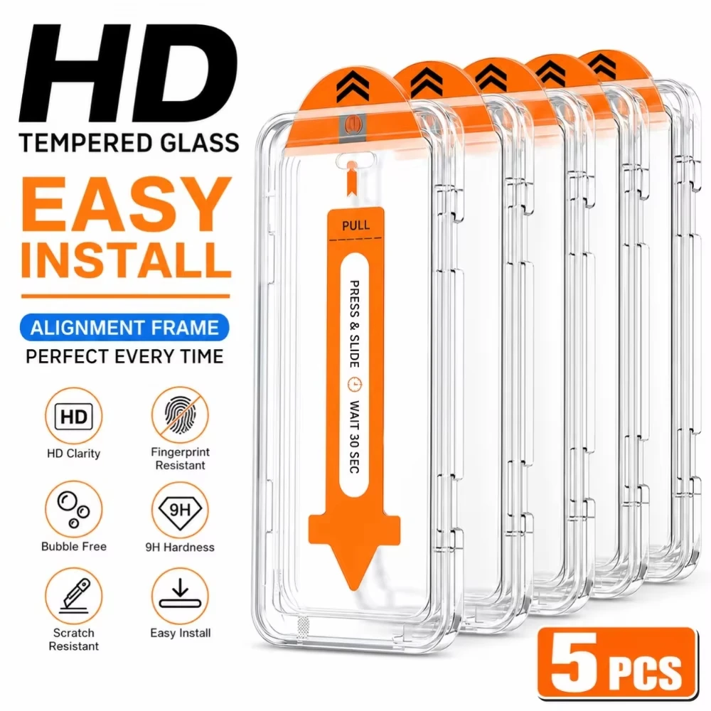 1-5PCS Ultra HD Tempered Glass For Samsung S26 Ultra S25 S24 S23 S22 S20 FE A56 A57 A16 A37 A36 A27 A17 A55 A54 Screen Protector