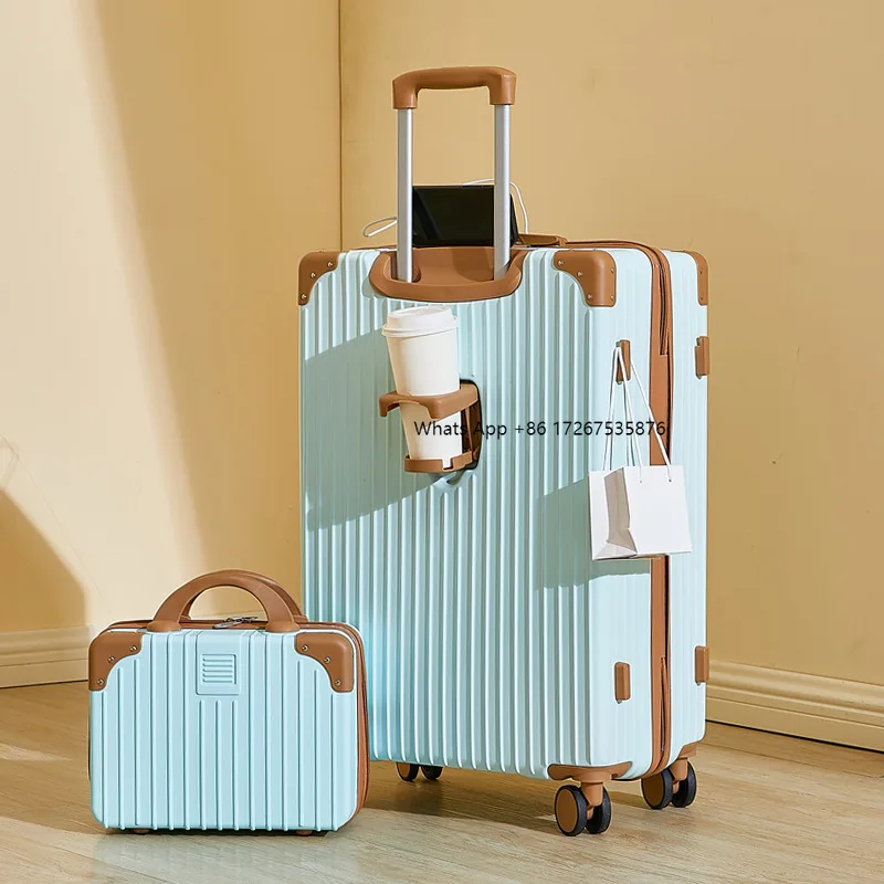 

Fashion high-value suitcases for women and men, lightweight and durable 20-inch suitcases for men and women