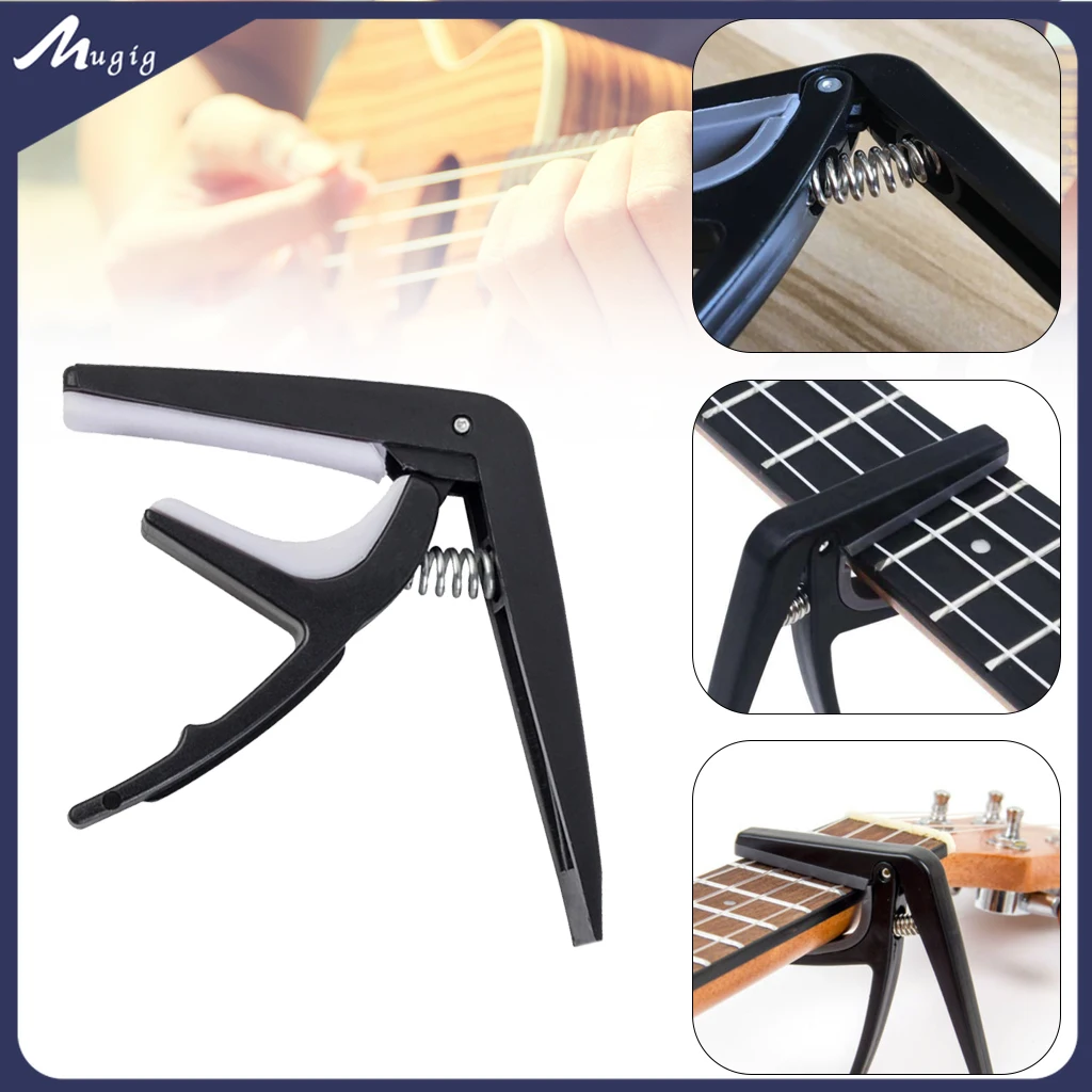 

Professional Ukulele Capo 4-String Hawaii Guitar Capos Single-Handed Quick Replacement Change Guitar Parts Amplifier Accessories