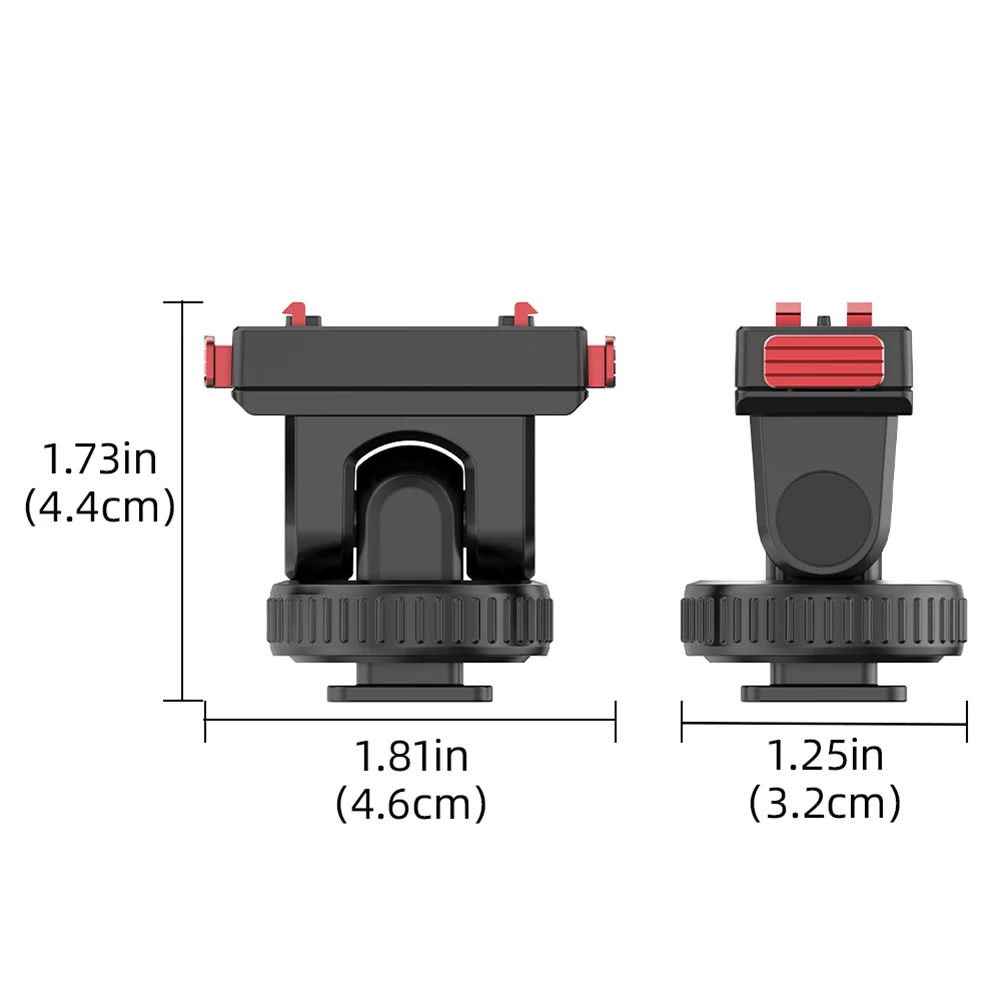 Soporte de placa de montaje de liberación rápida magnética, soporte de montaje de Base ajustable de expansión para Insta360 Ace Pro 2/Ace Pro/Ace