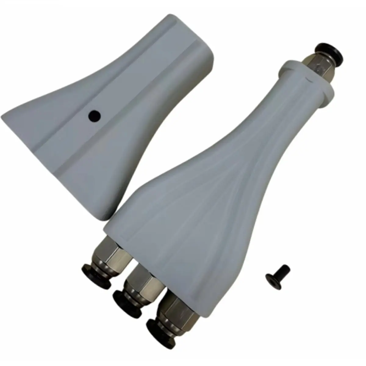 A85P PTFE Tee Consumable Feeder Splitter with Pneumatic Quick Connector for Multiple Colors. AMS Multi-Material Hub for BAMBU