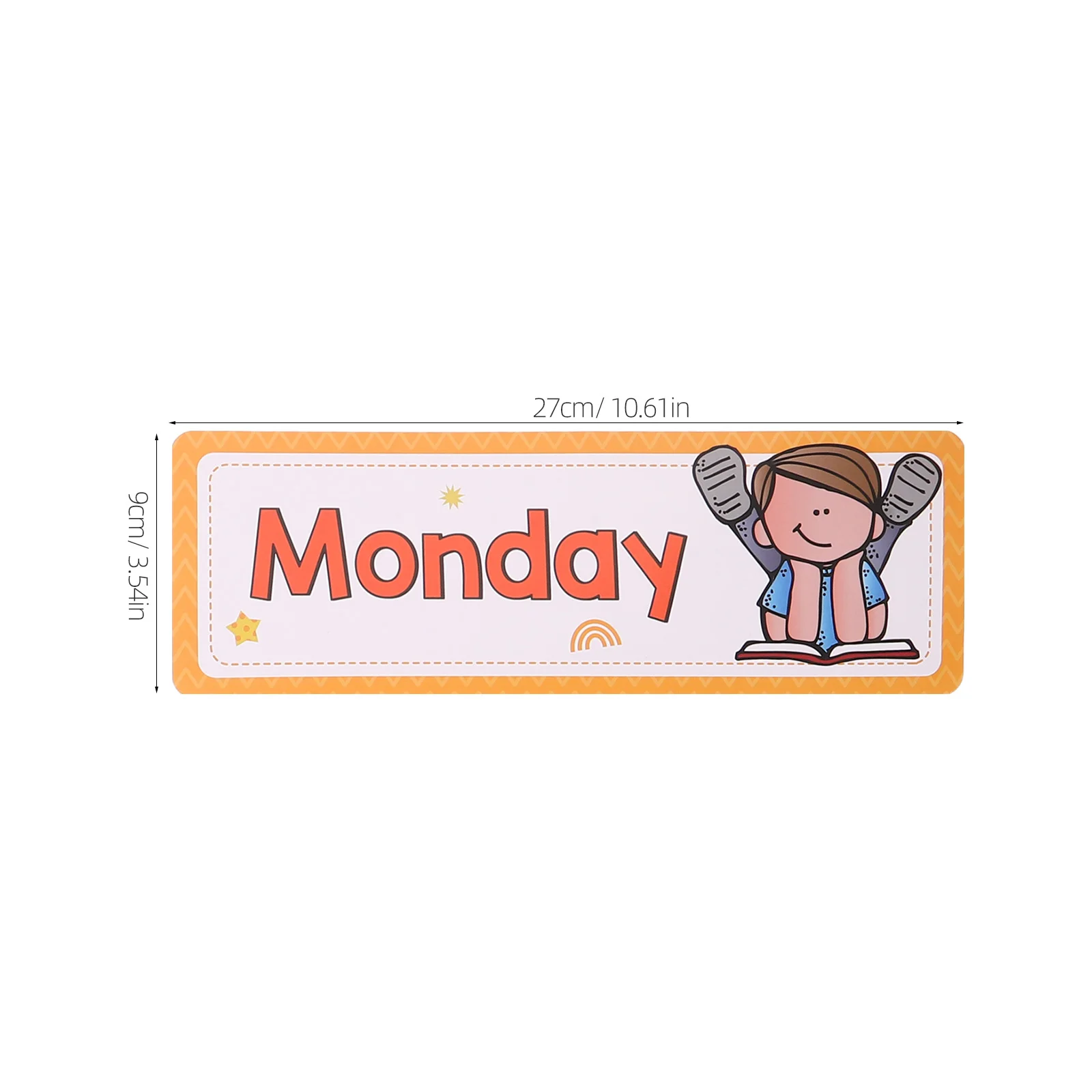 8 stuks Kids Peuter Flash-kaarten Opvallende cartoons Handige draagbaarheid Vroeg Engels onderwijs Huishoudelijk leren