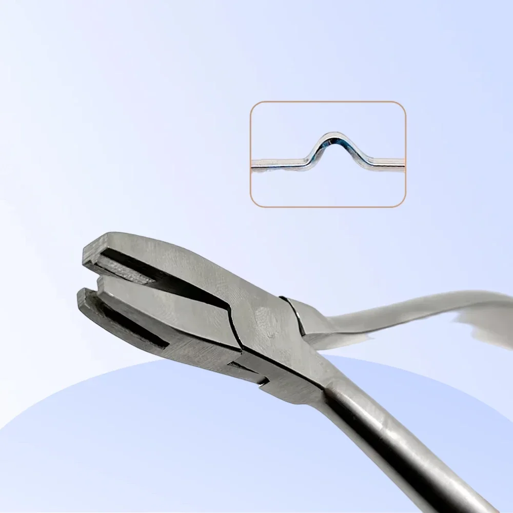 Dental Orthodontic V Stop Plier Loop Bending Forming Plier Dentistry Tip with T/c Insert Instrument Tools
