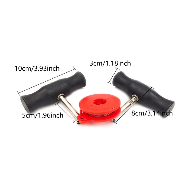 GRADOR PROFISSIONal All Fore Fuote Wire Cutter Slicer com alça emborrachada Perfeita para o sobrevivência Workshops D2rd