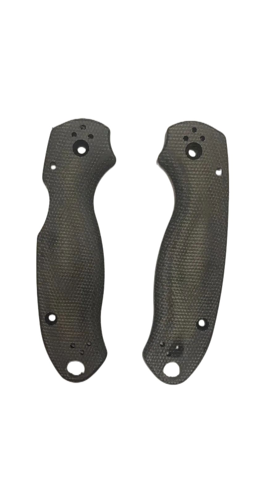 

A Pair Micarta Handle Patch Handle Grips for Spyderco Para 3 / C223 New