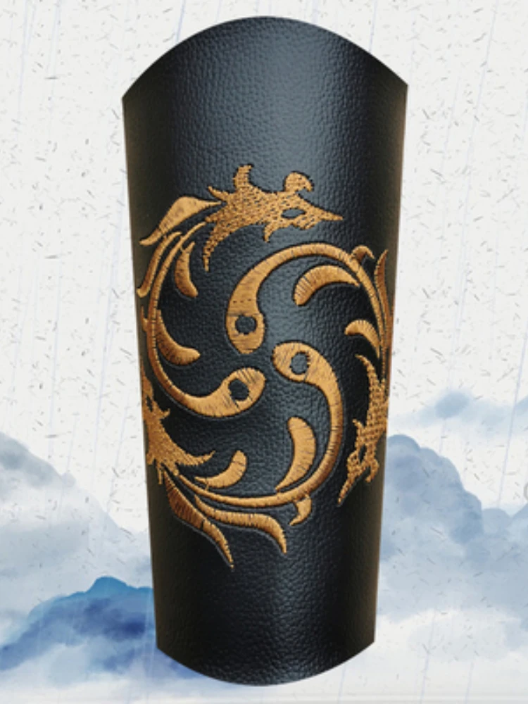 Hanfu Nón Bracer Armguards Cho Nam Cổ Hanfu Bracer Mũ Nón Nam Đầu Dẹt Mái Hiên Nón Trung Quốc Thời Nhà Minh Cosplay phụ Kiện