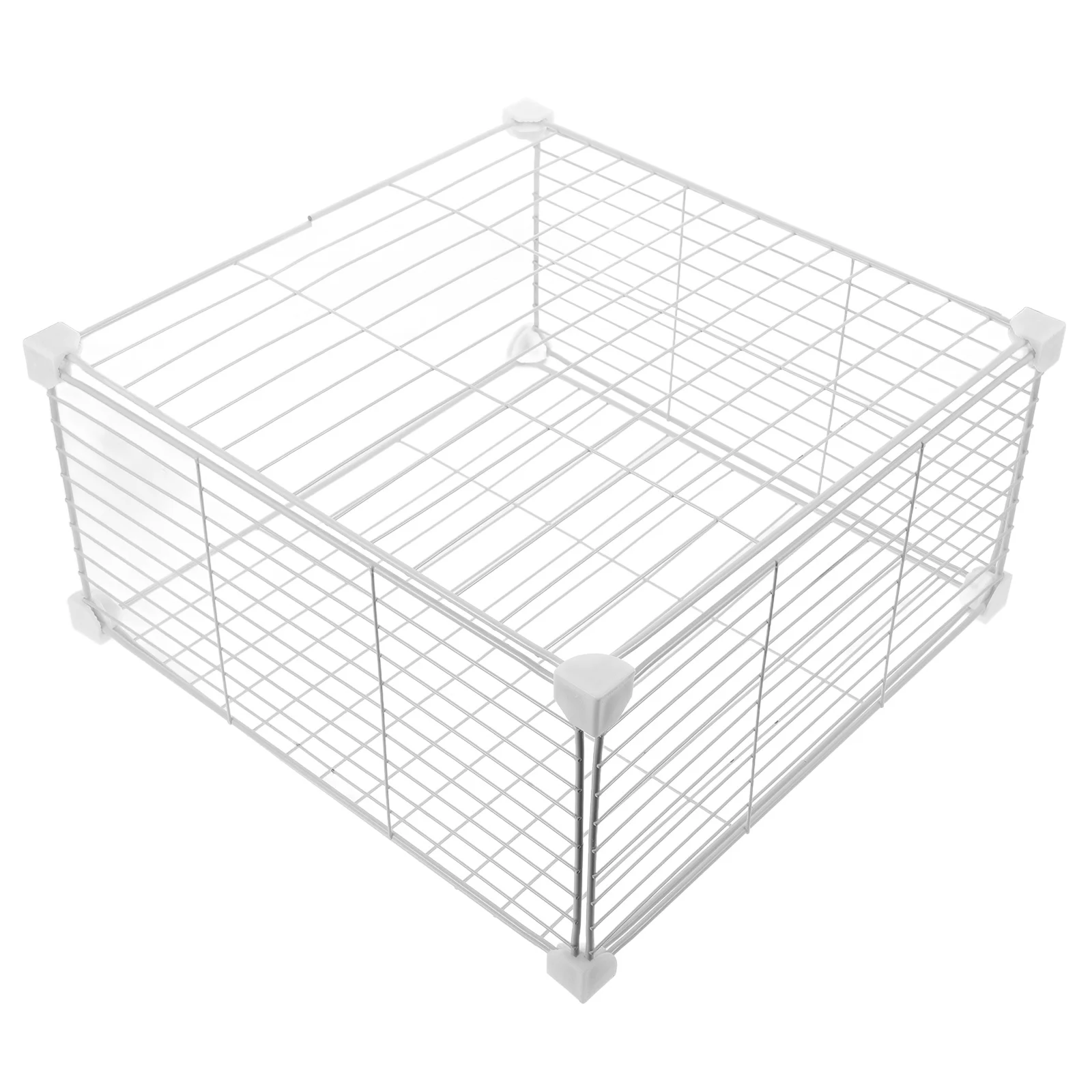 Freezer Compartment Storage Basket Conure Food Organizers and Cut off Refrigerator Bins Iron Pantry Stackable Wire Baskets for