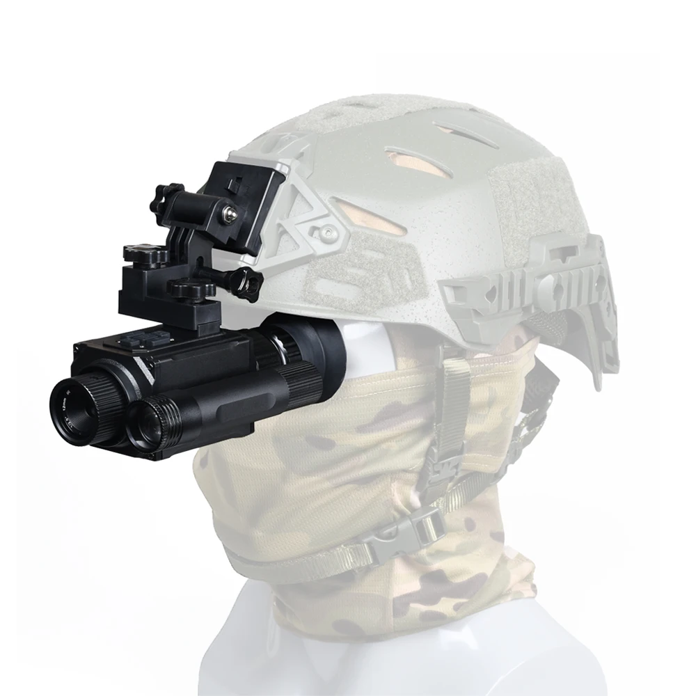 Gafas visión nocturna NVG para caza con cámara y adaptador casco - imagen 3