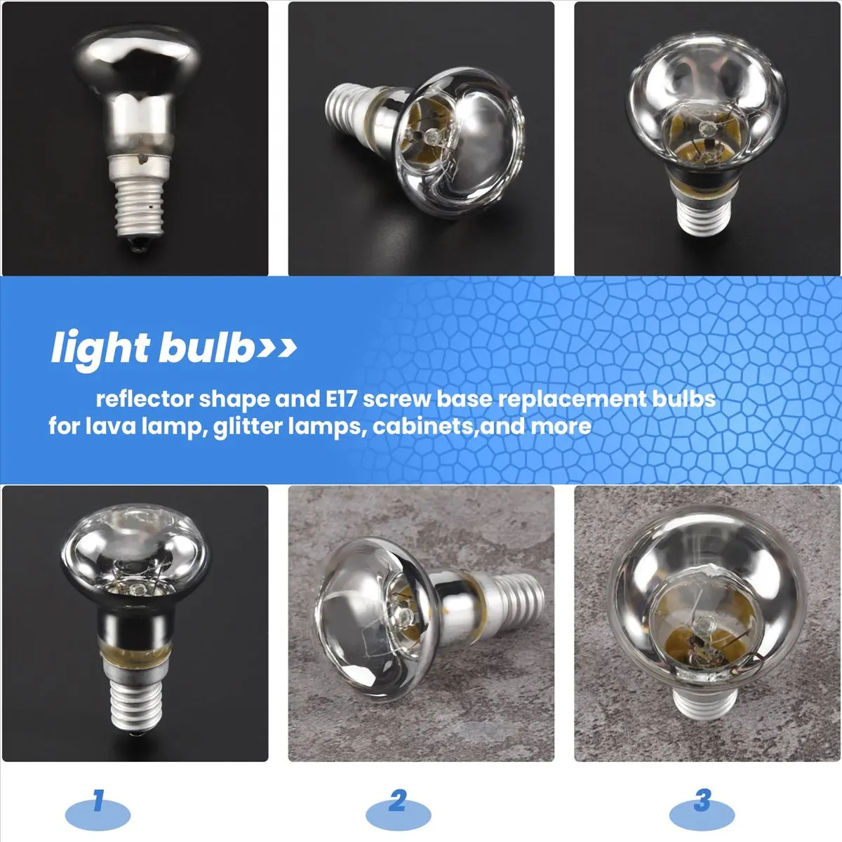 L! DT542^Replacement Lava Lamp E14 R39 30W Spotlight in Light Bulb Clear Reflector Spot Light Bulbs Lava Incandescent 1Pcs